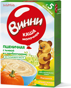 НТ-0468 Винни каша молочная пшеничная с тыквой 200 гр. НТ-0468 Винни каша молочная пшеничная с тыквой 200 гр.