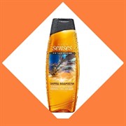 55930 Senses гель для душа для мужчин заряд бодрости 250 мл